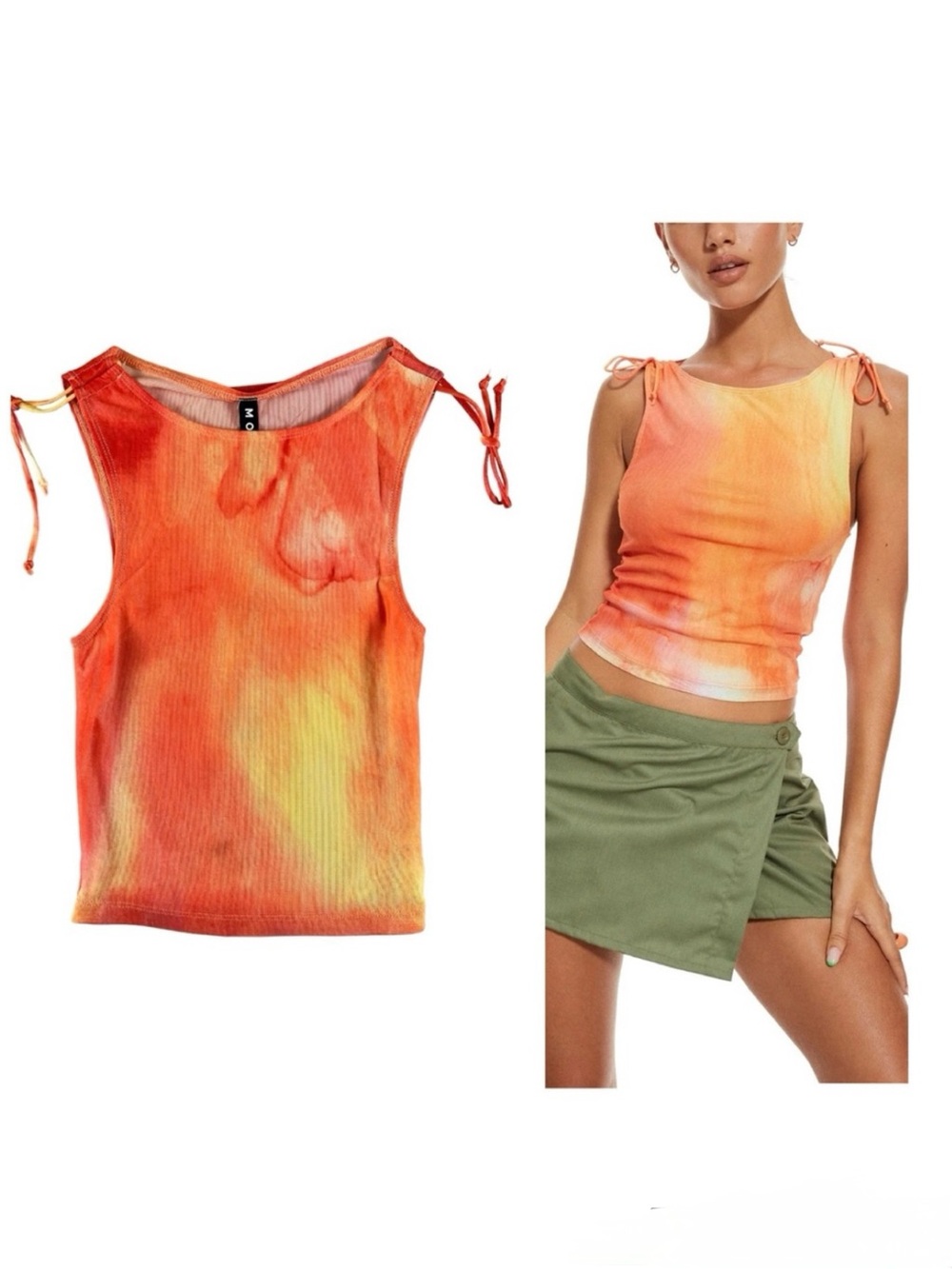 Motel Heema Top Fruit Crush Watercolour Size XS